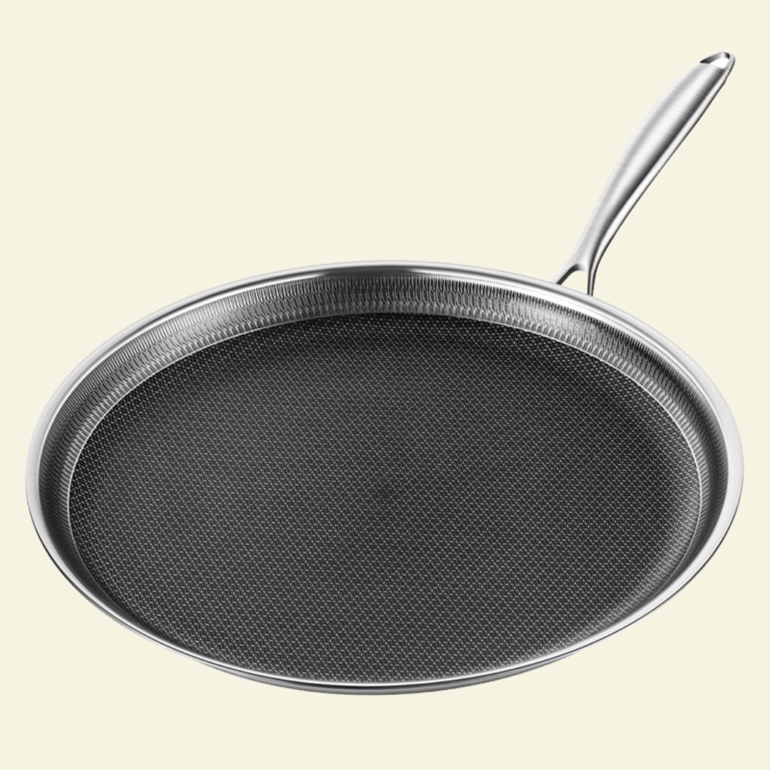 Poêle en Acier Inoxydable 30 cm