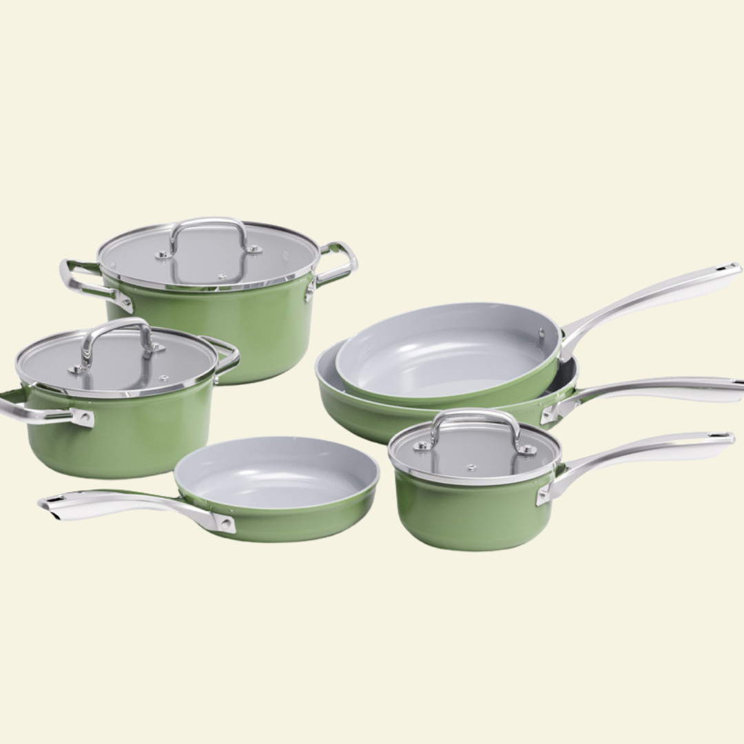 Lot de 9 Ustensiles de Cuisine en Céramique