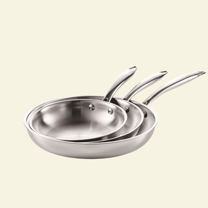 Batterie Poêles à Frire - Acier Inoxydable