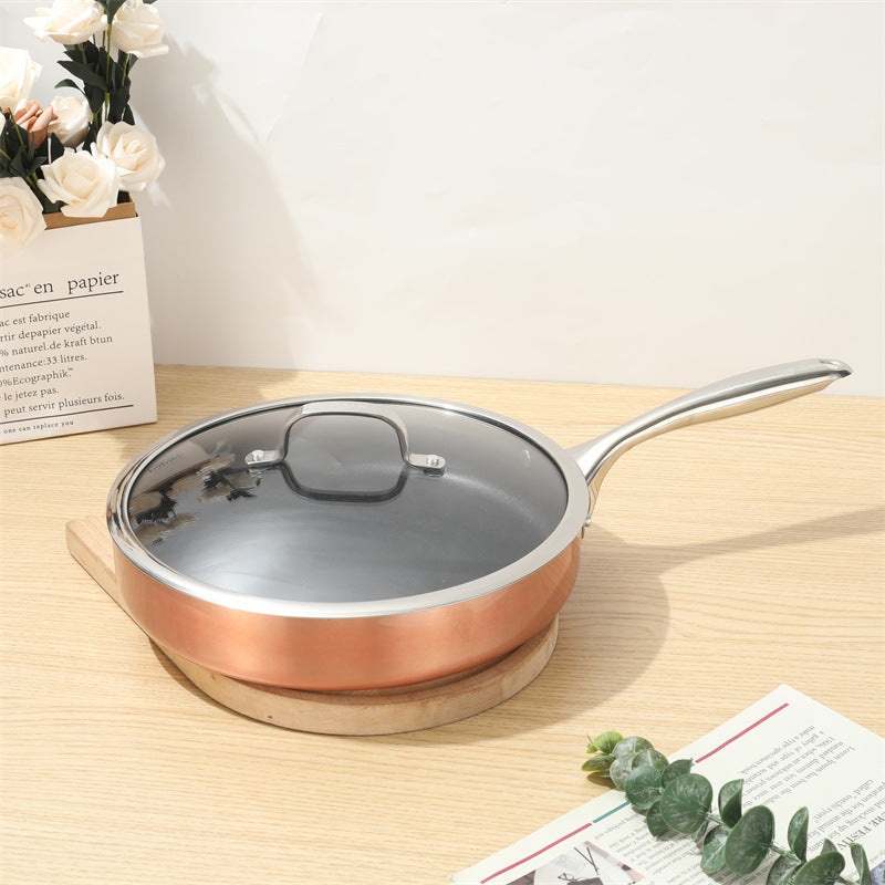 Batterie de 10 Pcs Pots et Casseroles Antiadhésives