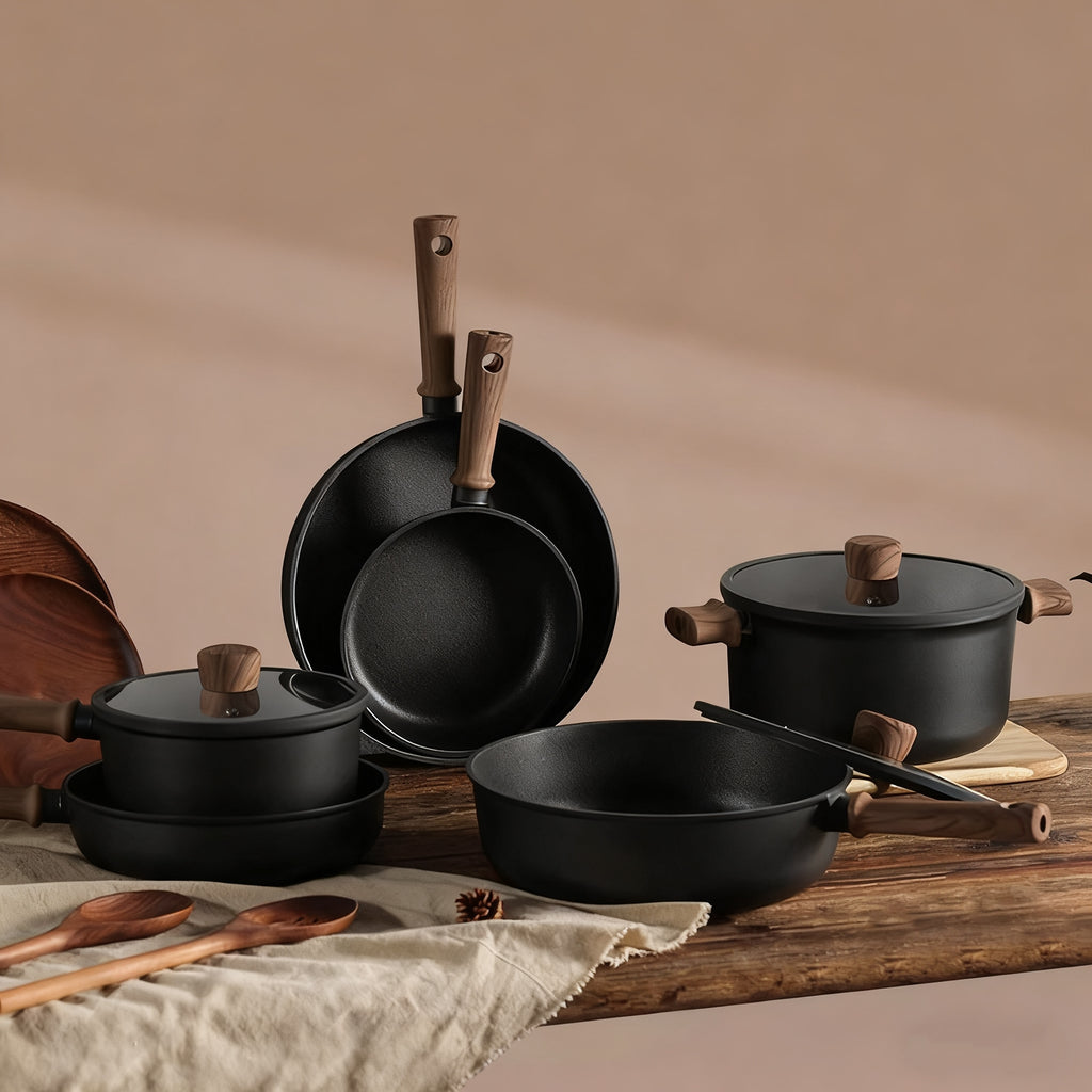 Set de Cuisine 18 Pièces – Élégance et Performance pour Votre Cuisine