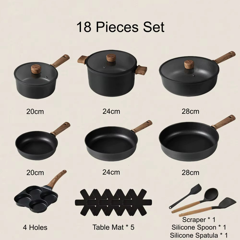 Batterie de Cuisine 13 Pcs