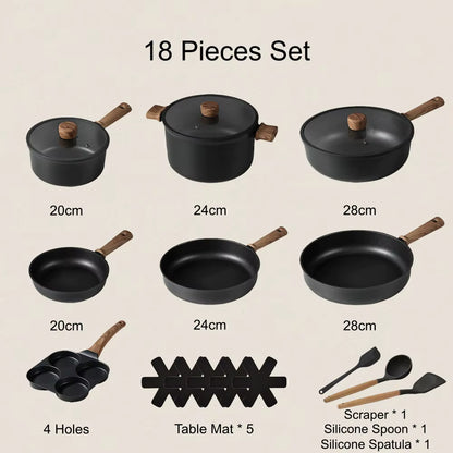 Batterie de Cuisine 13 Pcs