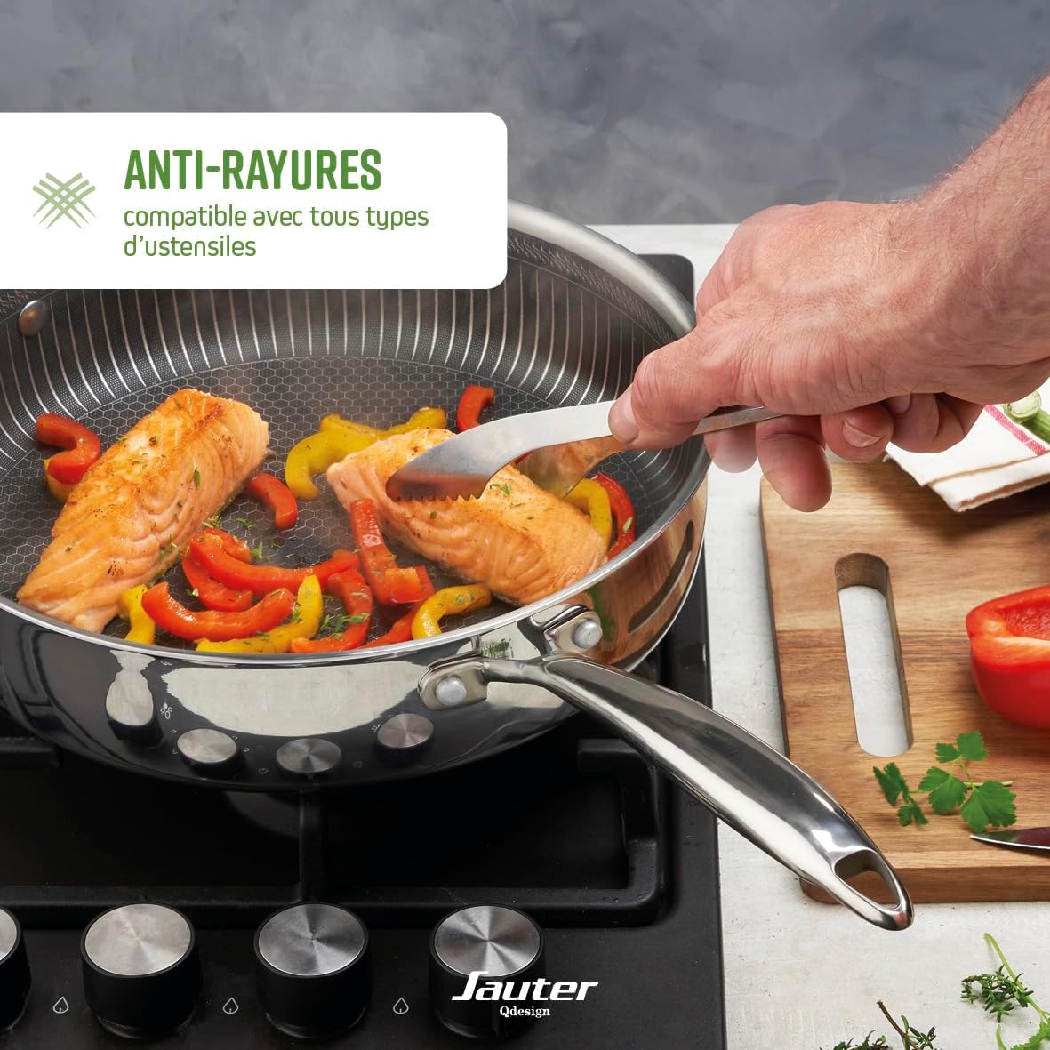 Set de Poêles en Acier Inoxydable 6 Pièces – Performance et Durabilité