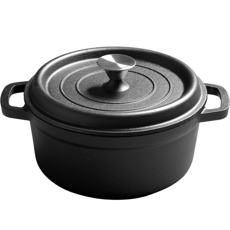 Marmite en Fonte à Double Oreilles – Haute Qualité, Compatible Induction et Gaz (Disponible de 10 cm à 40 cm) (Copie)